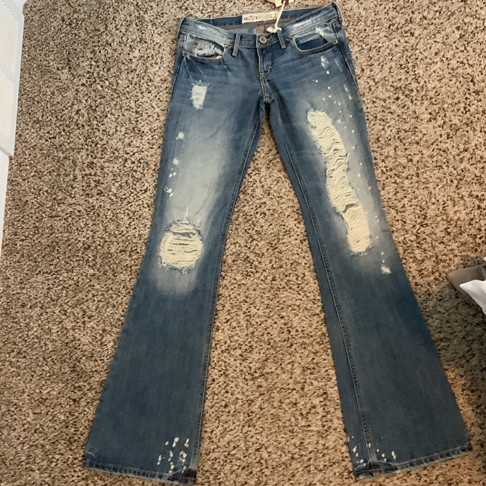 Hollister Women's Boot Cut Jeans - Blue